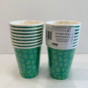 Alligator Party 9oz Hot/Cold Paper Cups 8-Pack Party Creations Decorations Qty 2